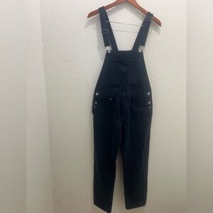 Lucky Brand Blue Boyfriend‎ Denim Overalls